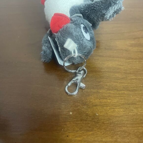 East Germany Sandman "Unser Sandmännchen , Mrs. Magpie" Plush Bird Keychain 2007 - Picture 3 of 12